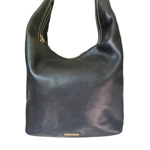 Gucci Vintage Authentic. Black Buttery Leather Hobo Shoulder Bag